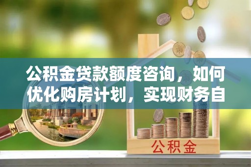 望都公积金贷款额度咨询，如何优化购房计划，实现财务自由？