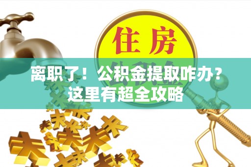 望都离职了！公积金提取咋办？这里有超全攻略