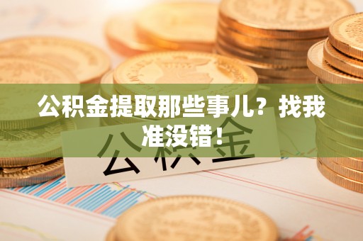 望都公积金提取那些事儿？找我准没错！